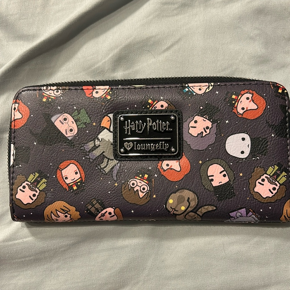 Gently used Harry Potter Chibi Loungefly Wallet